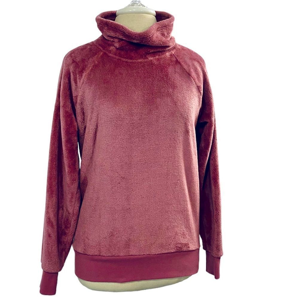 Gaiam | Fuzzy Cowl Neck Sweatshirt